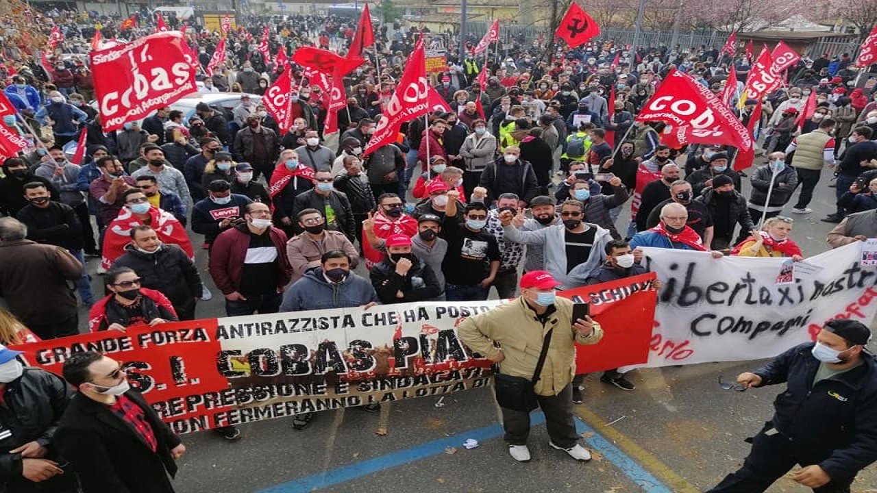 Italians protest police repression of logistic workers in Piacenza