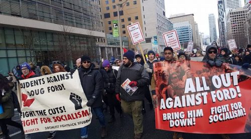 Students March - Ontario