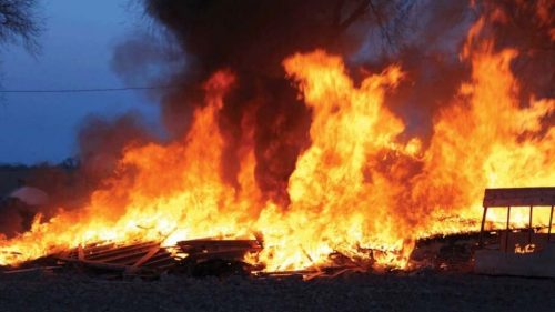 Oil pipeline blast in Nigeria