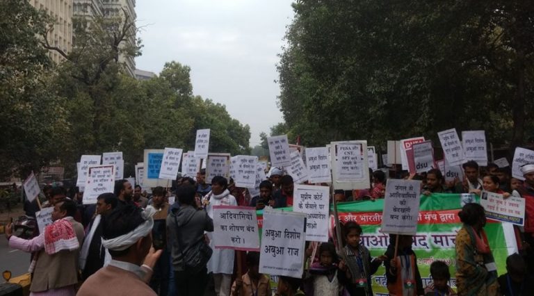 Thousands of adivasis marched in India, to safeguard forest-dwelling ...
