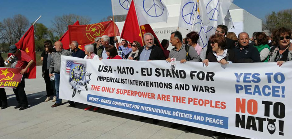 Anti-NATO protest in Serbia