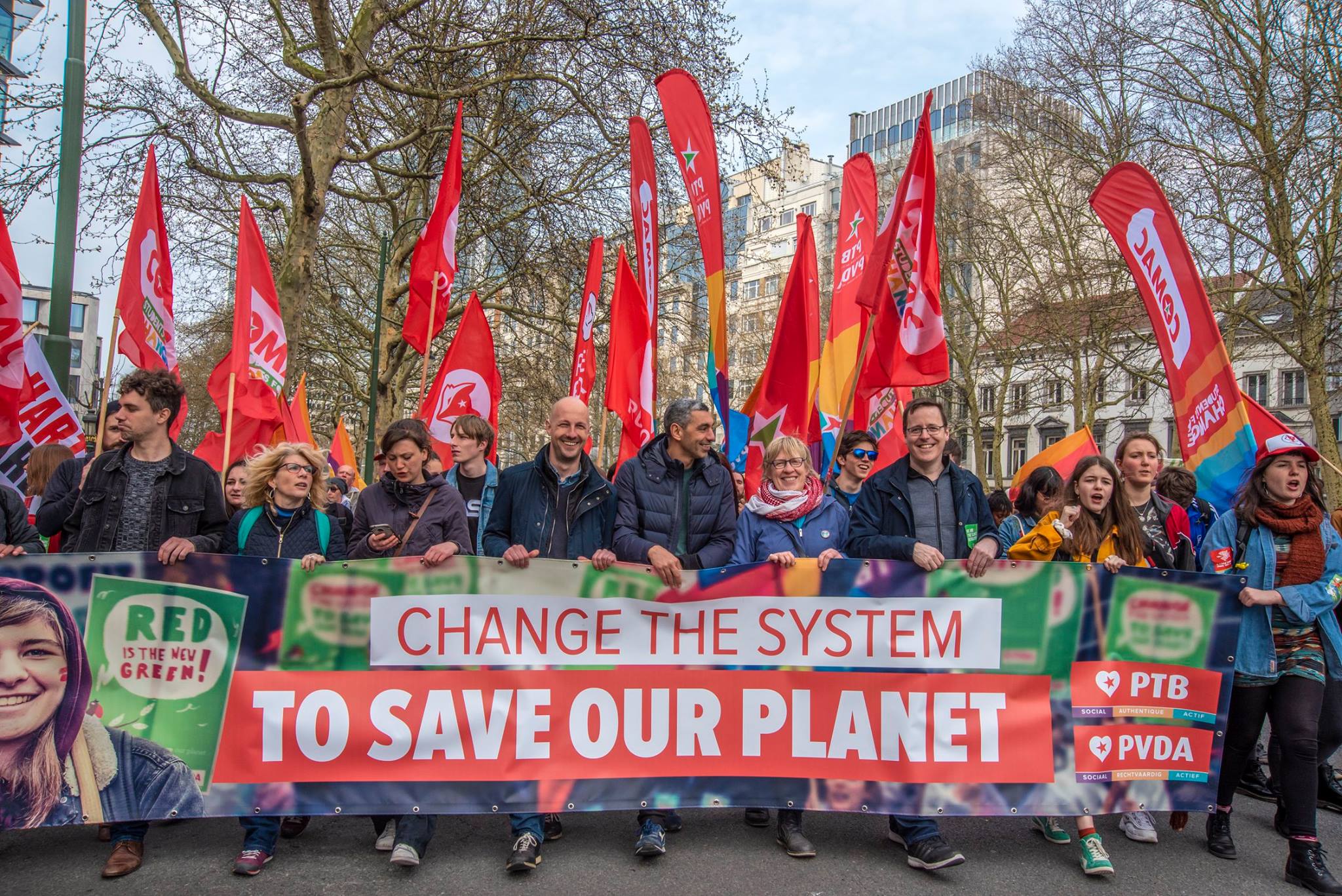 Climate march in Belgium