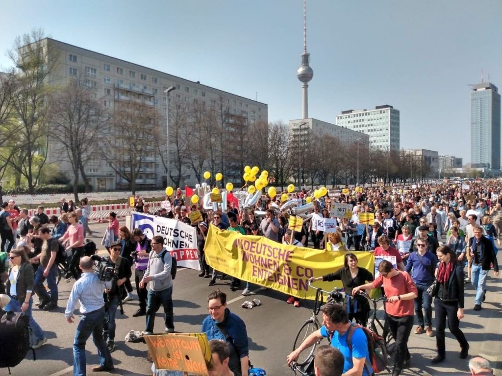 Demanding Affordable Housing, Thousands March In Berlin Against Soaring ...