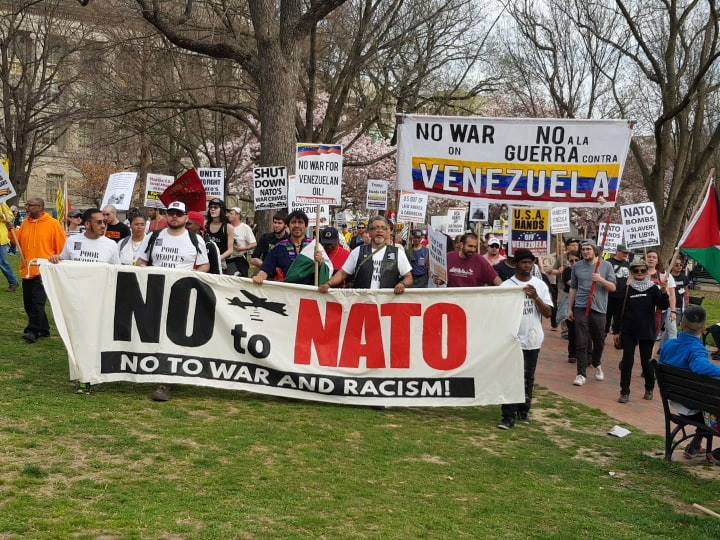 Worldwide protests mark 70th anniversary of NATO : Peoples Dispatch