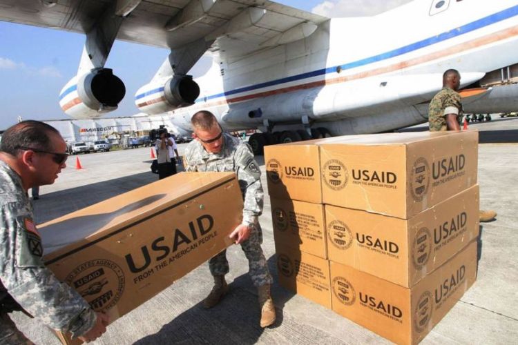 The February 23 “aid” operation involved food supplies from the US government agency USAID