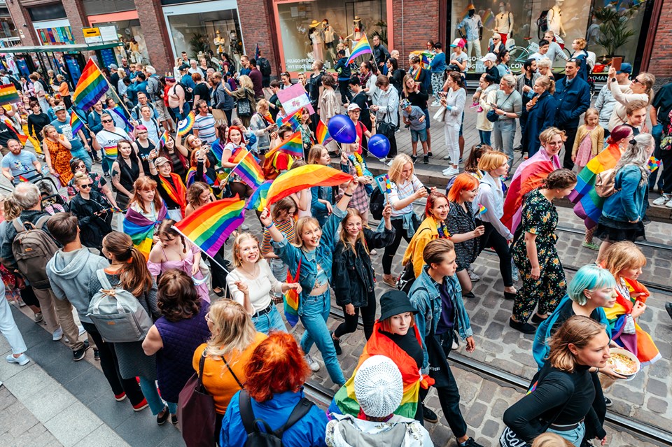 Week long Finnish Pride Celebration Culminates In Massive Parade Week long Finnish Pride Celebration Culminates In Massive Parade
