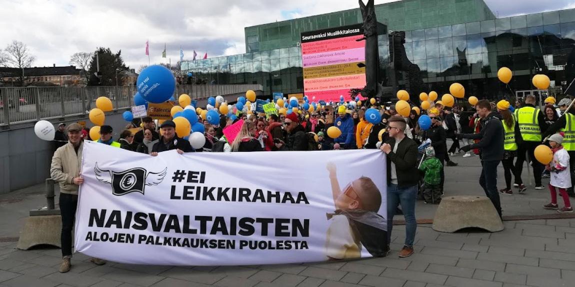 Finnish activist groups intensify campaign for better wages for daycare ...