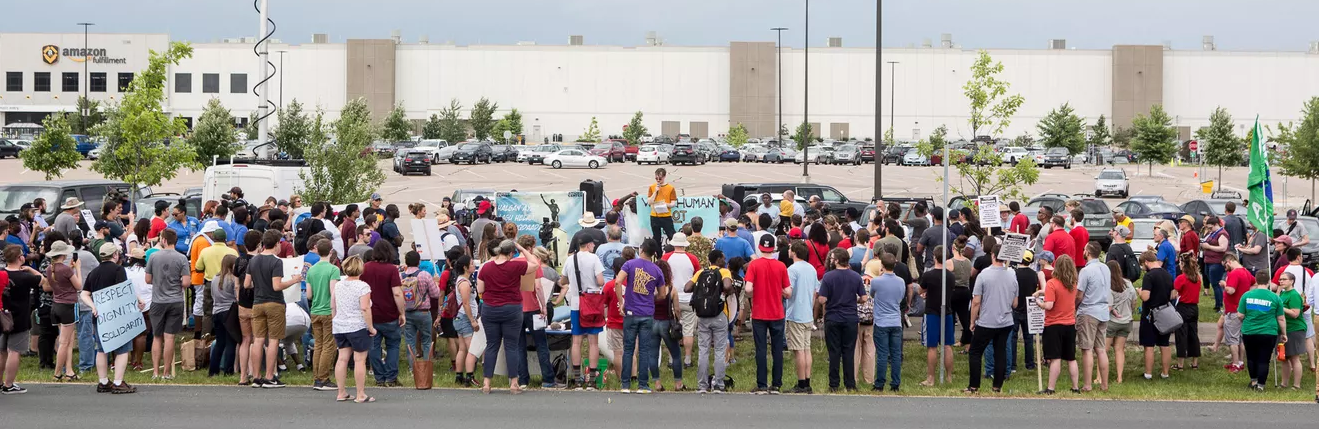 Amazon workers in Europe and North America strike on Prime Day ...