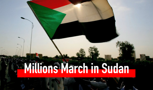 Millions march in Sudan