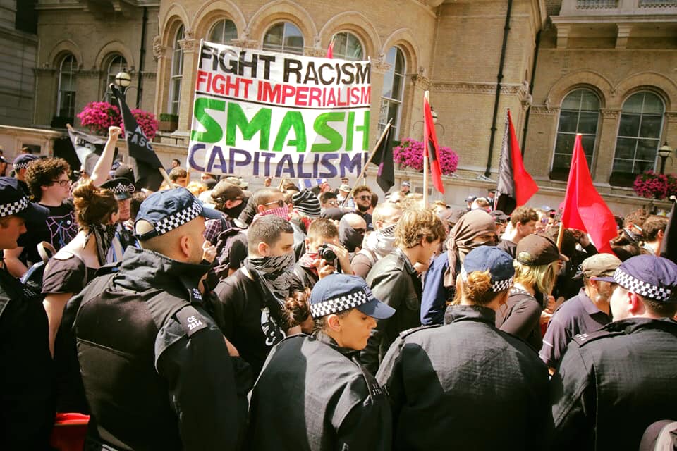 Anti-fascist march-London