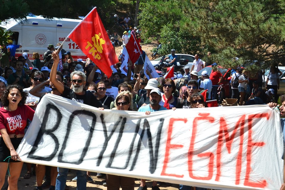 Turkey anti-mining Protest