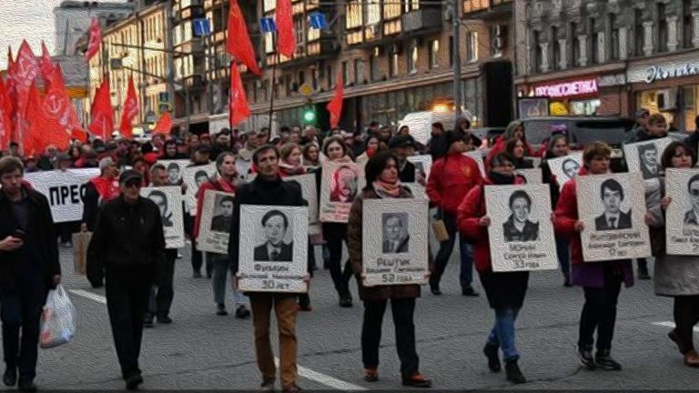 Russians Commemorate Victims Of Anti Yeltsin Protests Of 1993 Peoples Dispatch