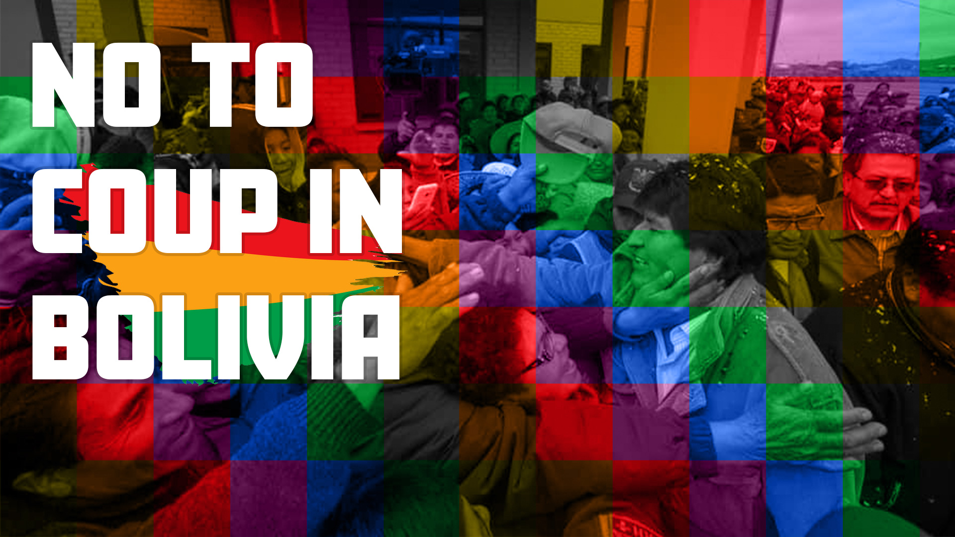 No to coup in Bolivia
