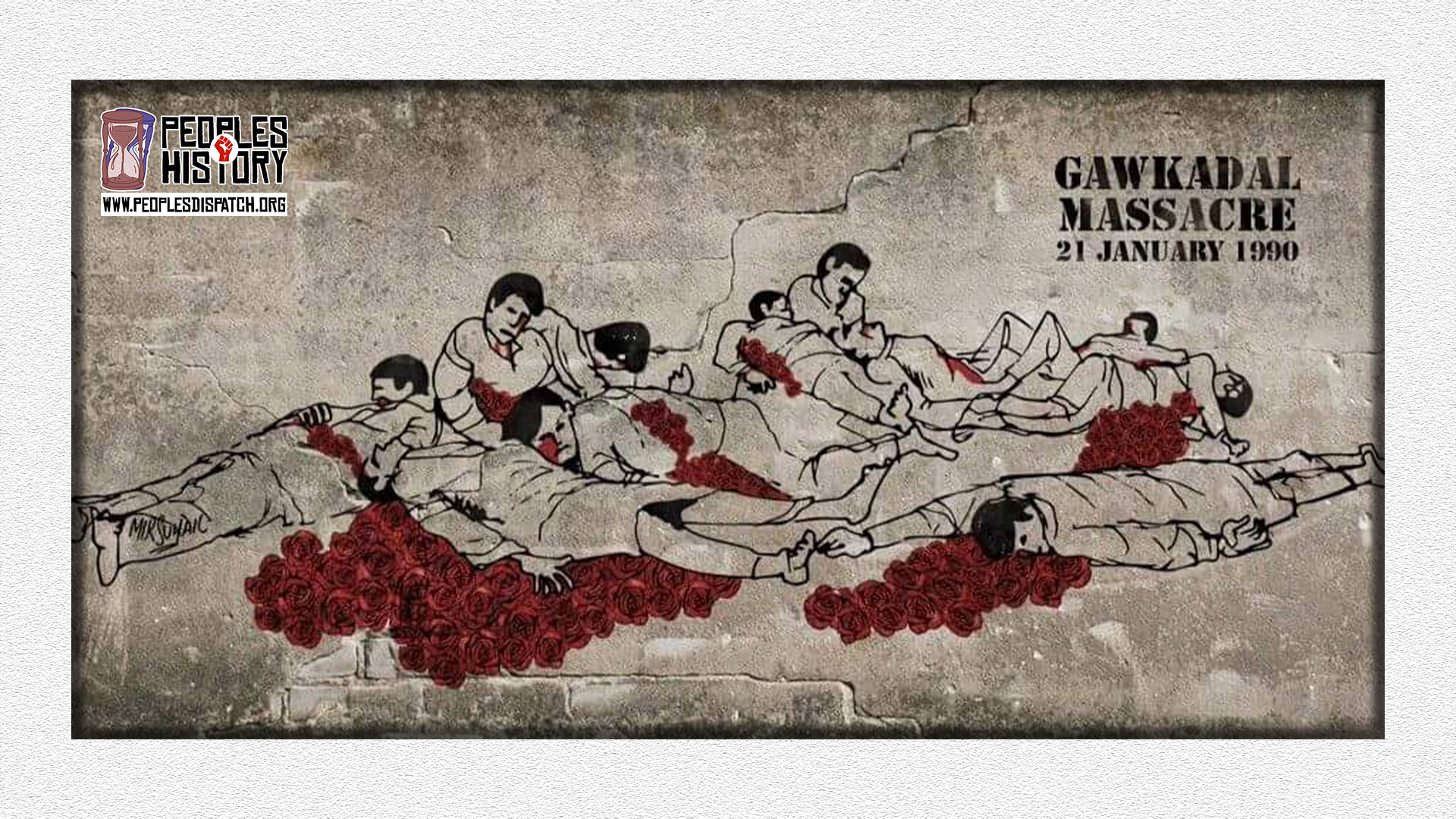 Gawkadal massacre (Artist: Mir Suhail)