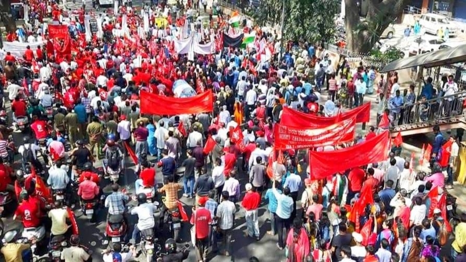 India workers strike