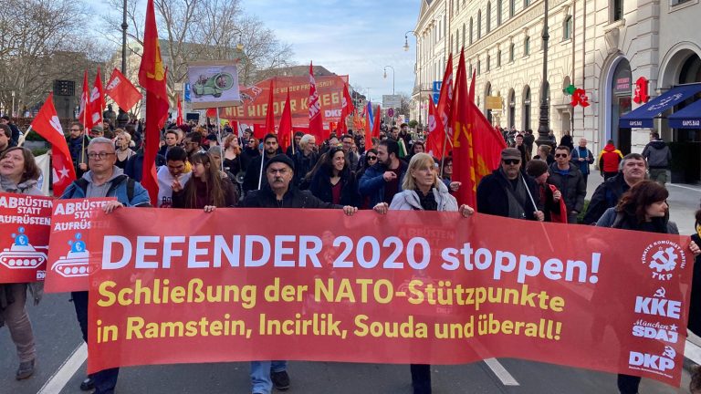 Thousands march in Germany against warmongers at Munich Security ...