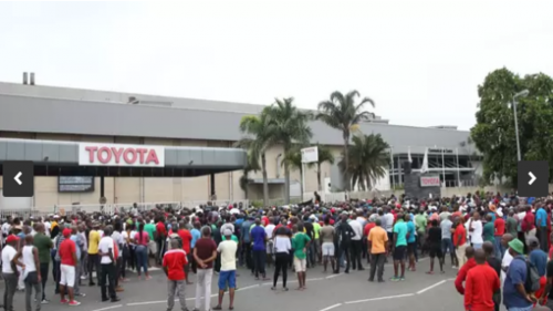 Toyota strike South Africa