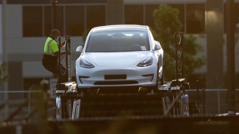 Tesla factory reopens