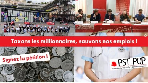 Swiss Left petition for corona tax
