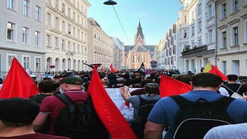 Anti-fascist protest-Austria