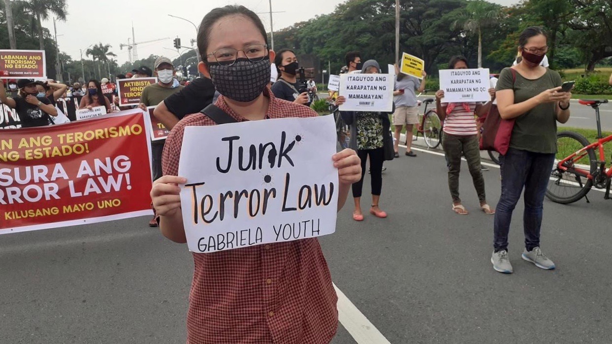 Philippines anti-terror law protest