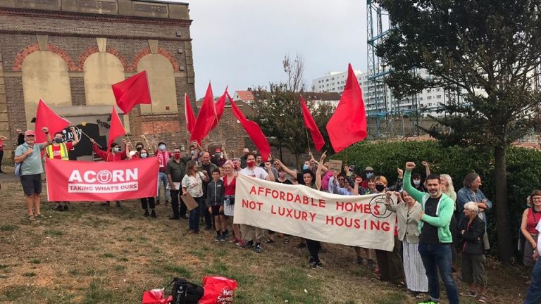 Residents in East Brighton, UK demand affordable housing : Peoples Dispatch