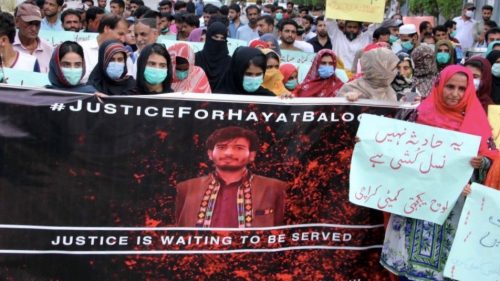 Protest: Baloch students death