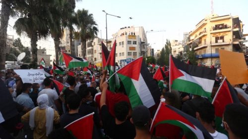 Protests against normalization deals with Israel
