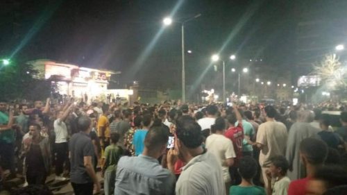 Protest against custodial death in Egypt