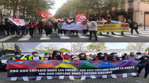 Healthworkers Protests-France