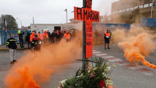 Alcoa Workers Protest-Spain