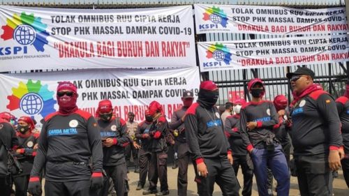 Indonesia Omnibus protests