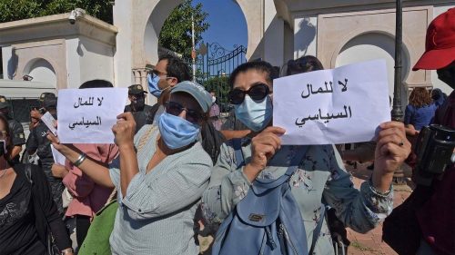 Media bill protests Tunisia