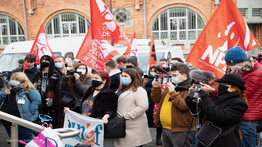 Crisis-hit university students protest in France seeking government ...