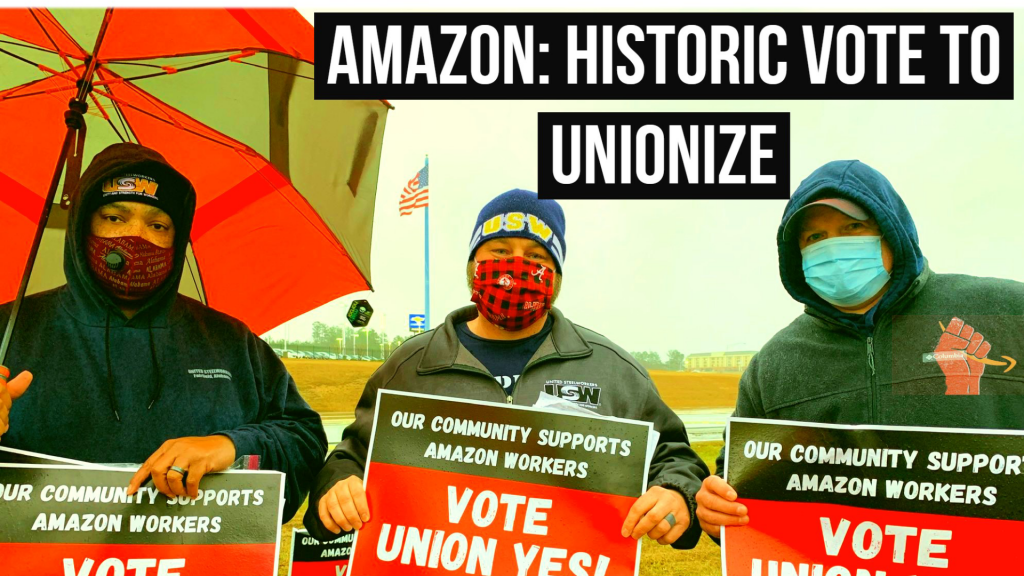 Crucial Vote To Decide Unionization Of Amazon Workers In Alabama ...