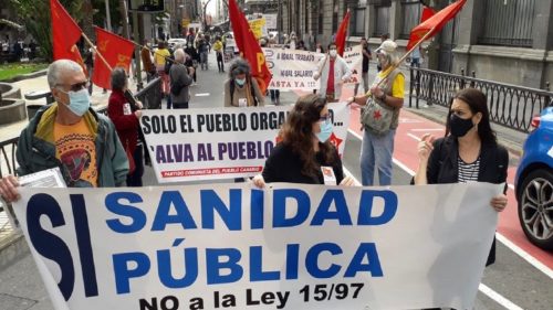 Protest for health-Spain
