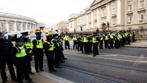 Anti-lockdown Protest-Ireland