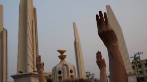 Thailand protesters on trial