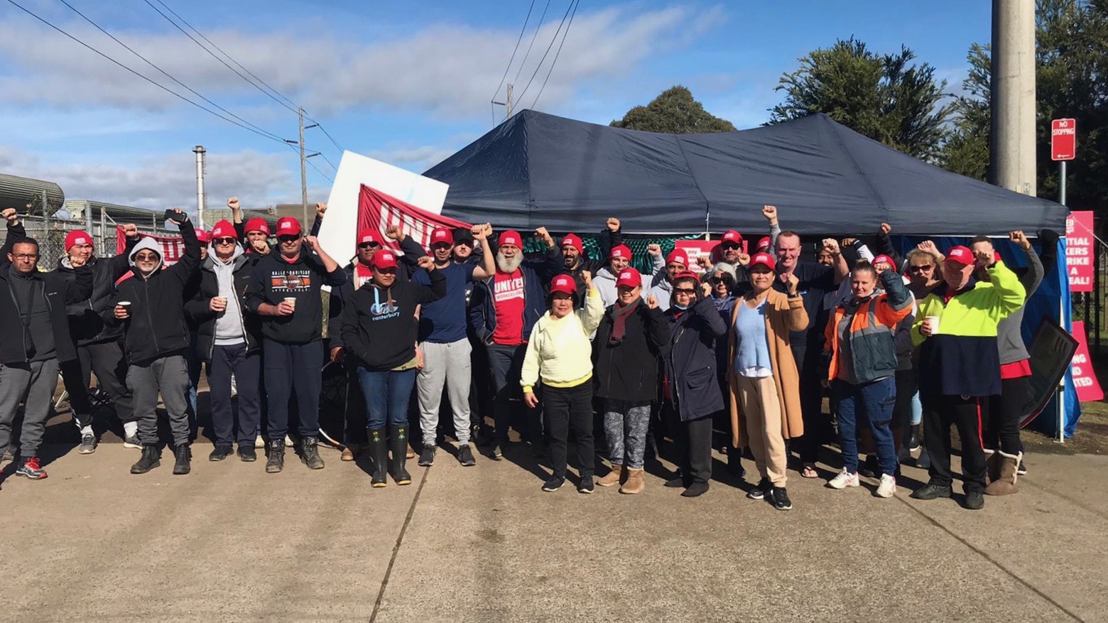 Workers strike Australia