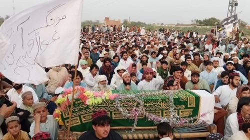 Janikhel tribesmen protest Pak