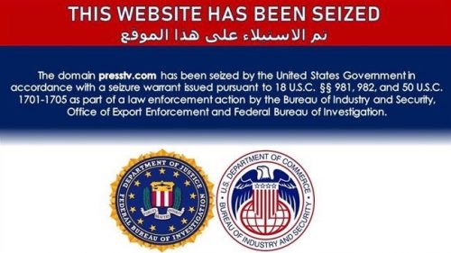 US seizes websites