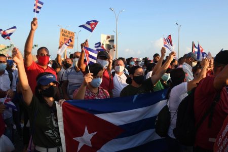 Cubans mobilize against US blockade in 2021