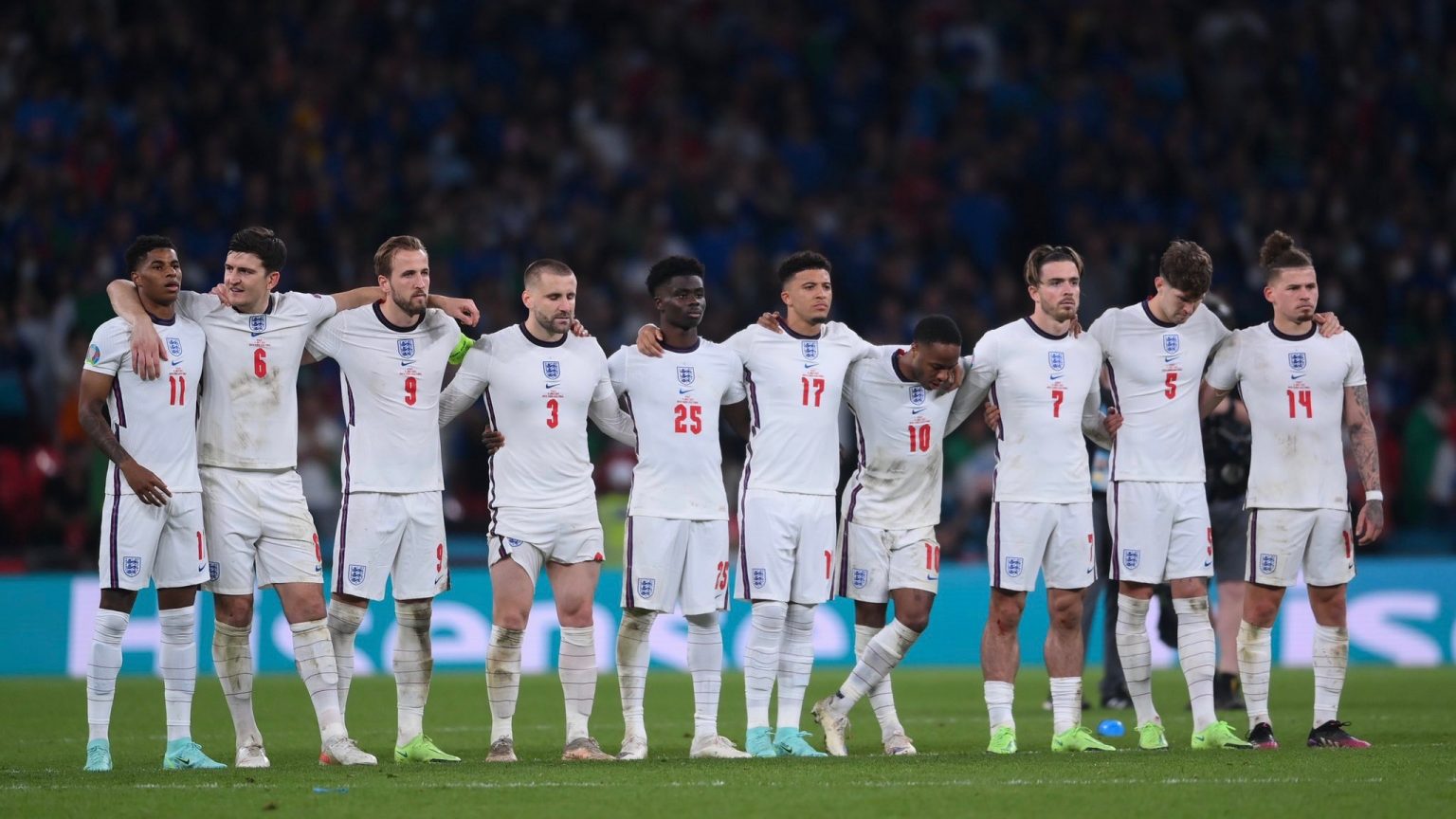 Take The Knee and Stand Up to Racism; solidarity with English