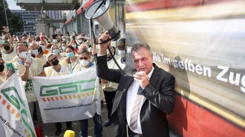Train divers strike-Germany