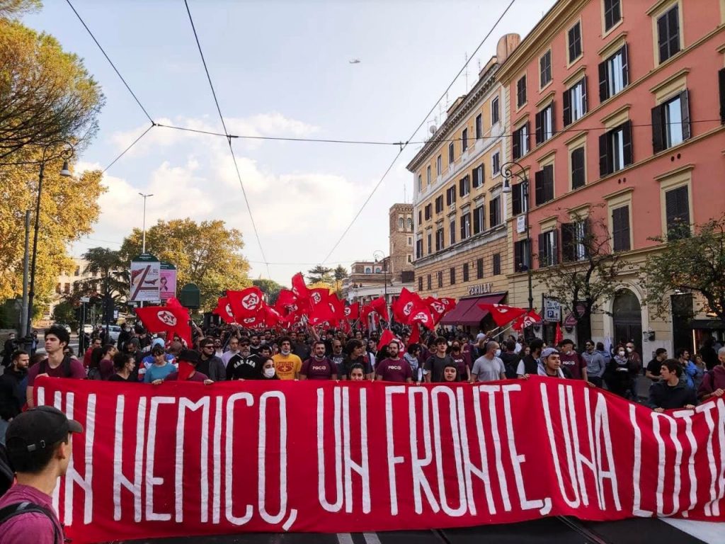 Massive mobilization in Rome protests G20 summit Peoples Dispatch