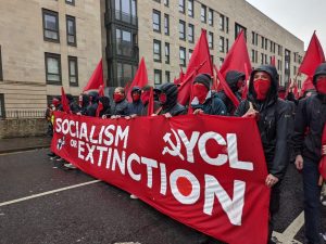 YCL Protest-Glasgow. 2
