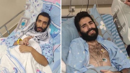 Palestinian prisoners on hunger strike