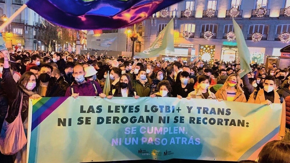 Anti-Vox protest Spain