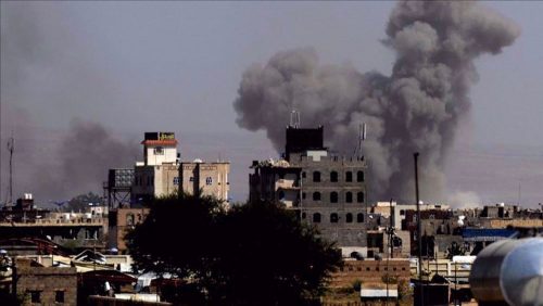 Saudi airstrikes in Yemen