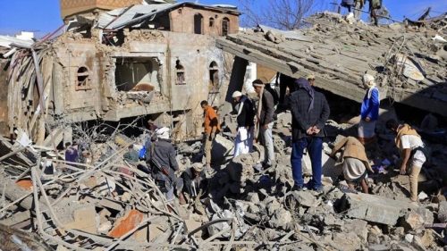 Saudi airstrikes in Yemen